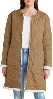 Rails Granger Reversible Quilted High Pile Fleece Coat