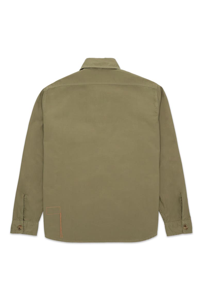 Kenny Twill Cotton Overshirt, Alternate, color, SAGE