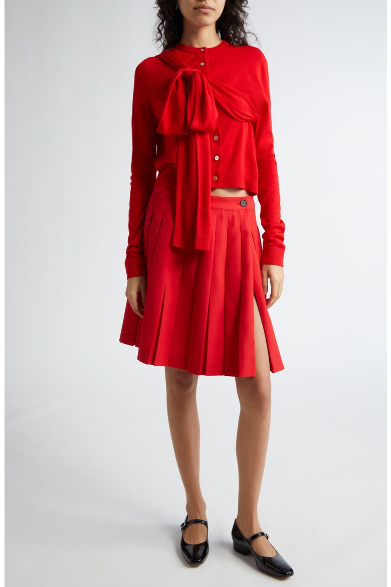 Astra Pleated Skort, Alternate, color, RED