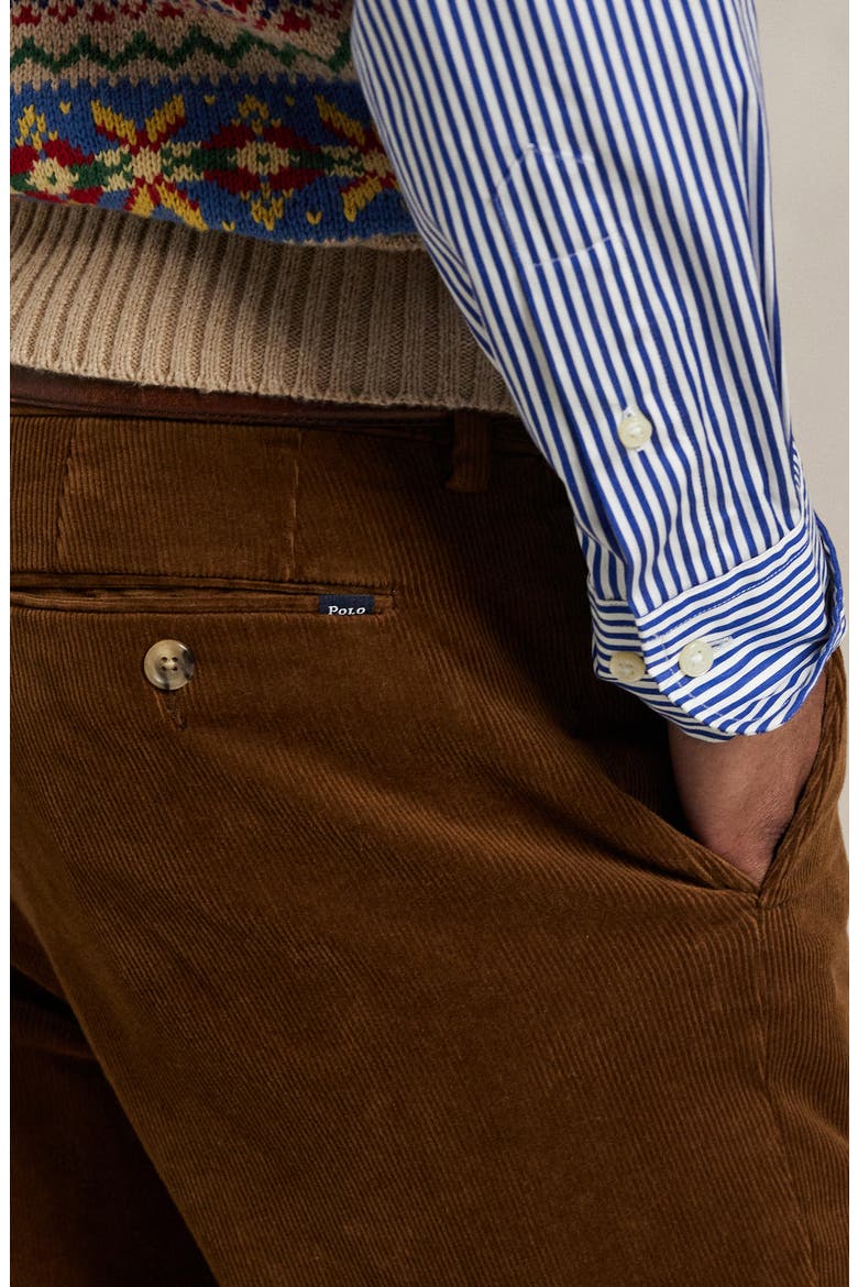 Andover Slim Fit Stretch Corduroy Pants, Alternate, color, MODERN TRAVELER TAN