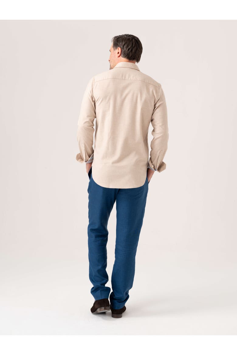 Cotton Cashmere Long Sleeve Shirt, Alternate, color, Sand