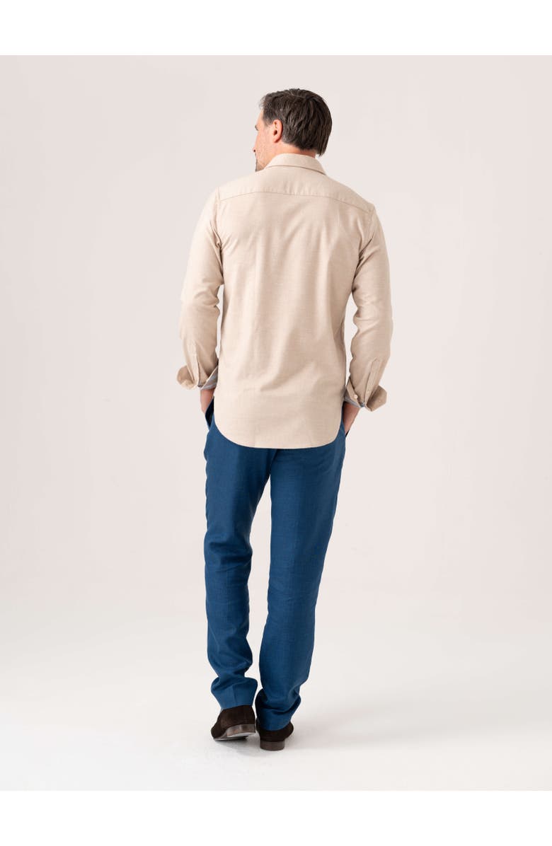 Koy Clothing Cotton Cashmere Long Sleeve Shirt, Alternate, color, Sand