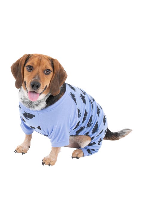 Dog Cotton Easter Matching Family Holiday Pajamas, Bunny Prints