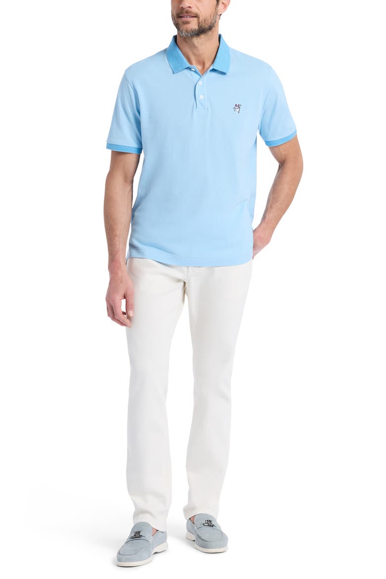 Devil Cotton Polo, Alternate, color, LIGHT BLUE