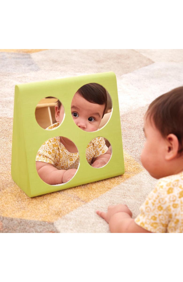 Kaplan Early Learning Company Soft Floor Mirror, Alternate, color, Green