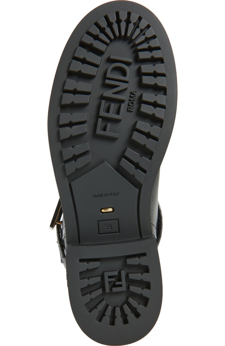 Fendi Biker Boot, Alternate, color, Black