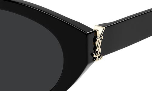 Saint Laurent Sl M148 Recycled Acetate Round Sunglasses In Black