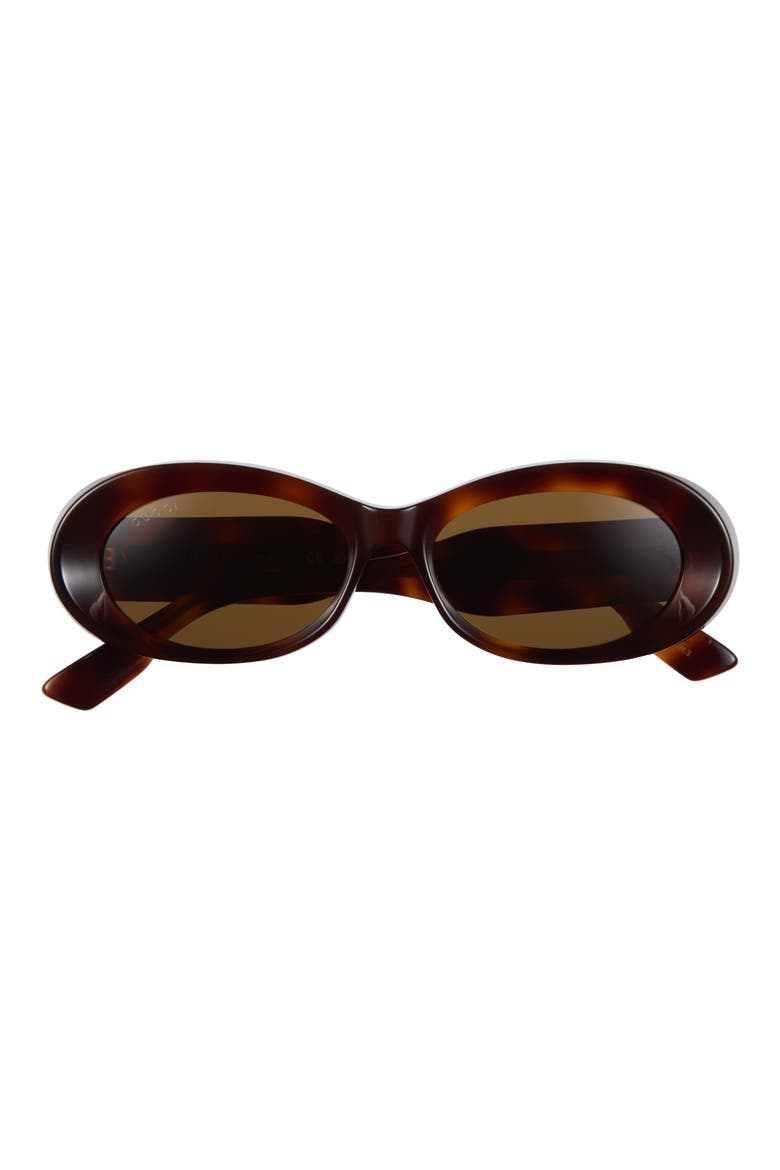 54mm Oval Sunglasses, Main, color, HAVANA HAVANA BROWN