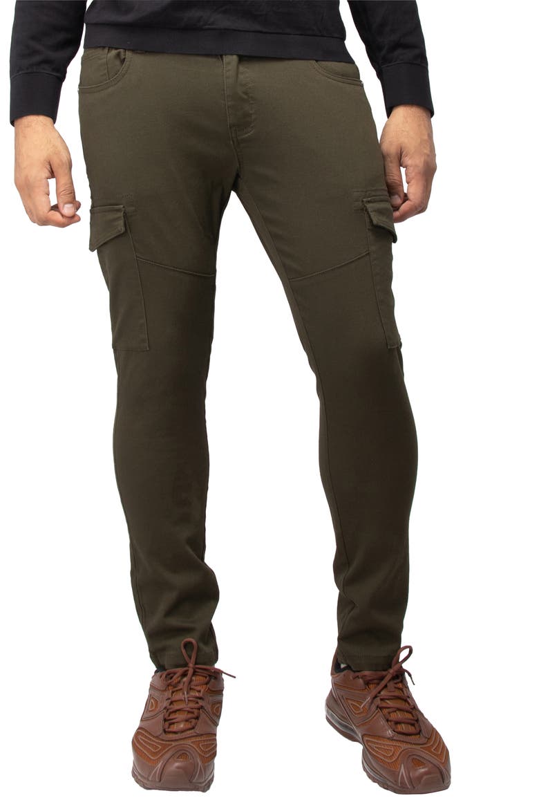 Commuter Cargo Chino Pants - 30-32" Inseam, Main, color, OLIVE