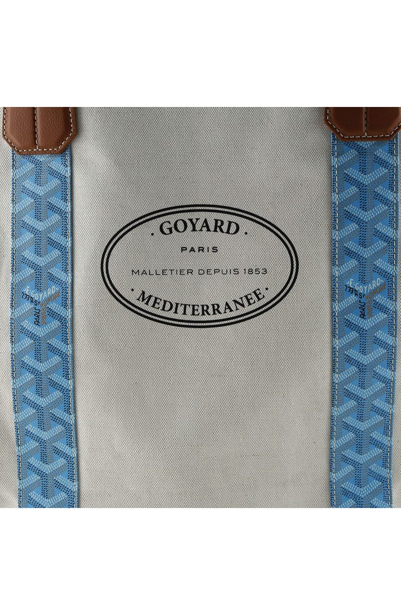 Pre-Owned Goyard Mediterranee Saint-Tropez Reversible Tote Coated Canvas, Alternate, color, Neutral