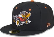New Era Men's New Era Black Winston-Salem Dash Theme Nights 59FIFTY Fitted Hat