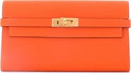 Pre-Owned Hermes Kelly Wallet Epsom Long