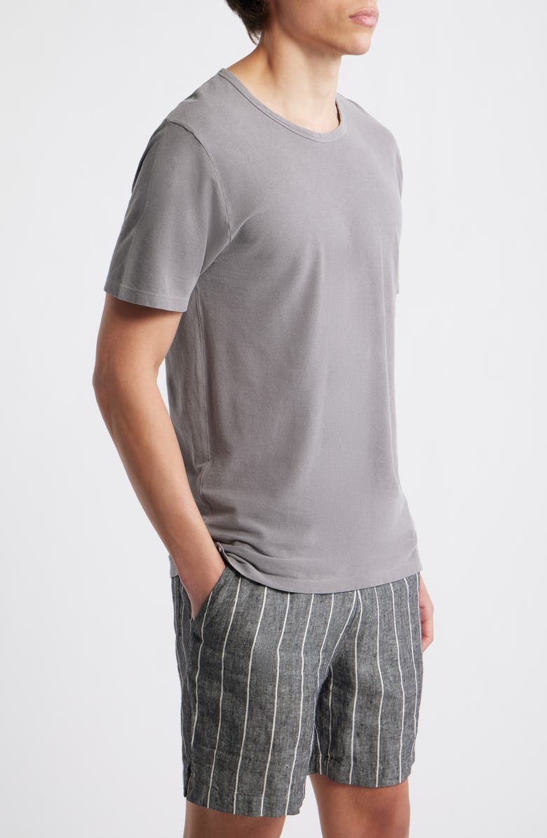 ALEX CRANE Organic Cotton Crewneck T-Shirt, Alternate, color, Silver