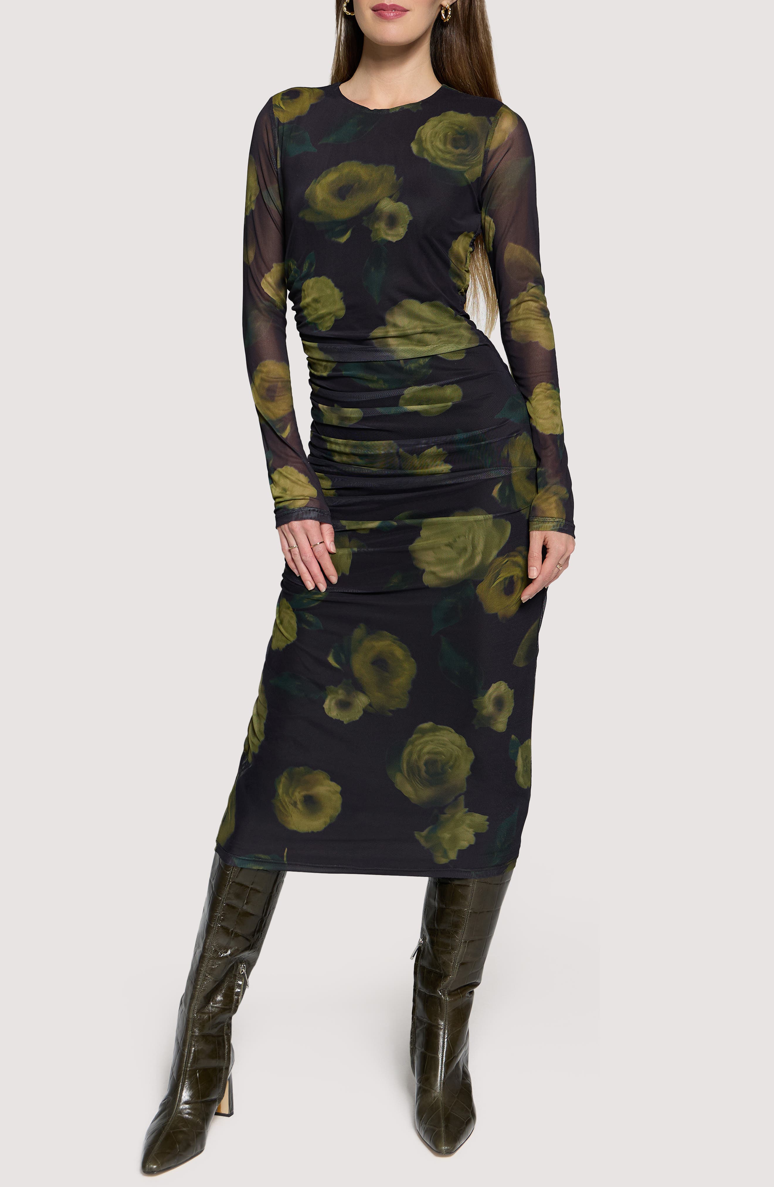 selected BLACK FLORAL