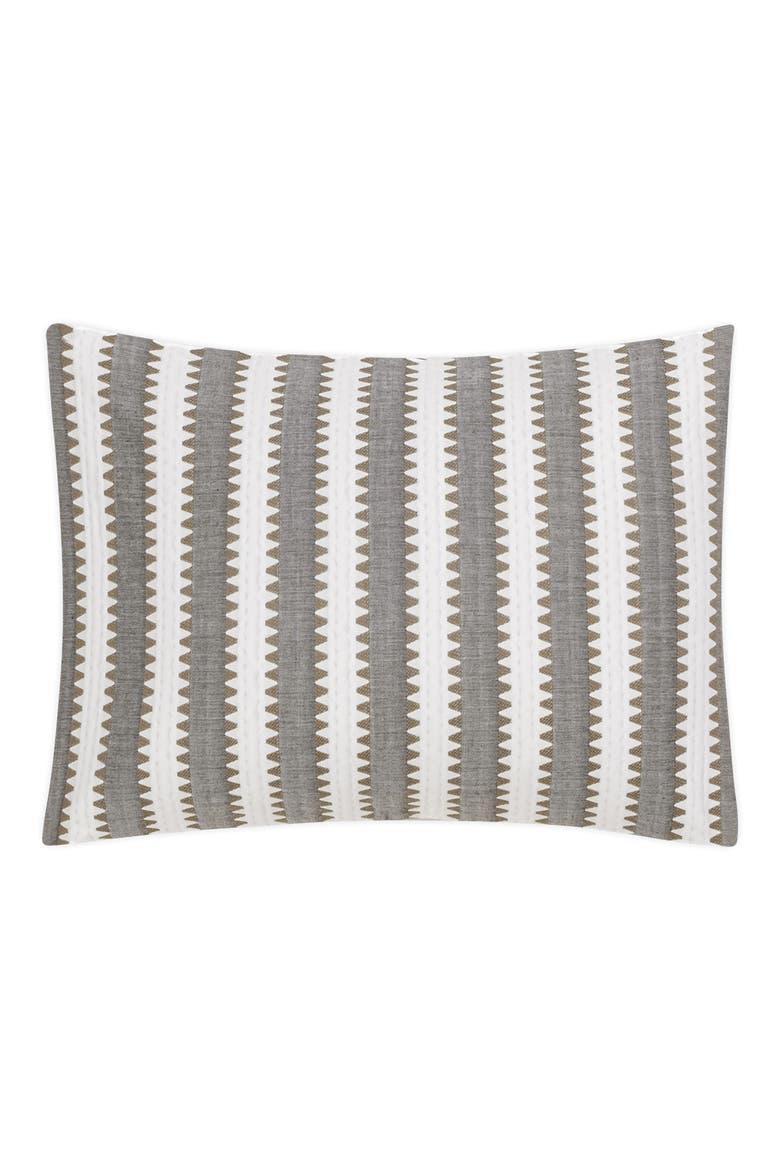 Apollo Stripe Matelassé Boudoir Sham, Main, color, COMET