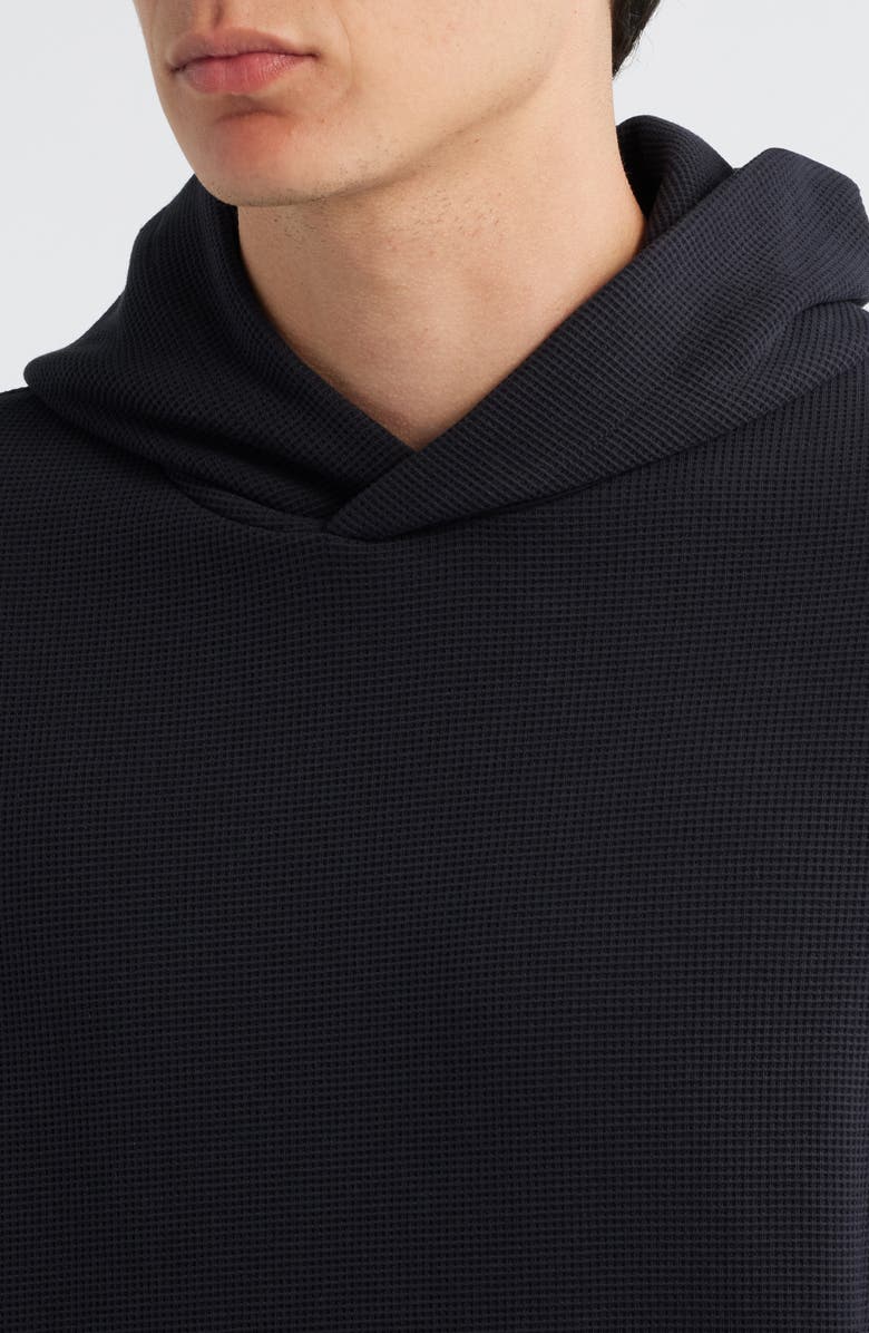 Emporio Armani Waffle Stitch Hoodie, Alternate, color,