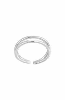 Adornia Double Band Adjustable Toe Ring