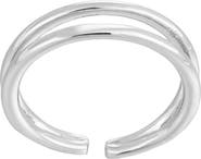 Adornia Double Band Adjustable Toe Ring