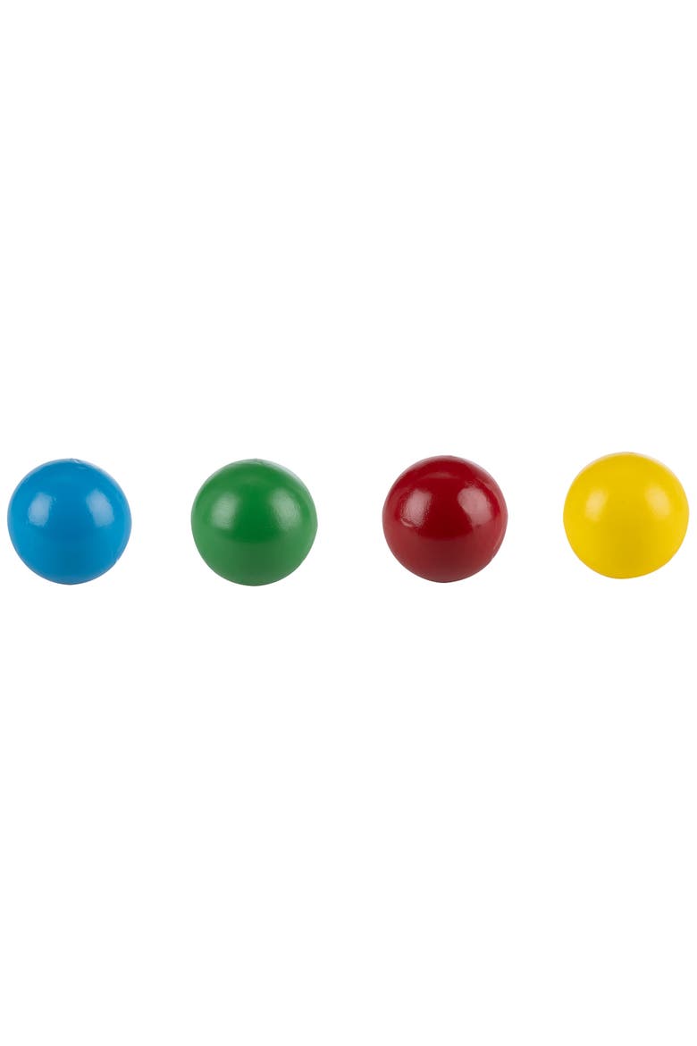 Croquet Set Wood Mallets Balls Travel Bag Family Age 3+, Alternate, color, Multicolored