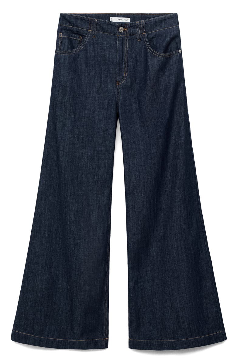 MANGO Wide Leg Jeans, Alternate, color, Open Blue