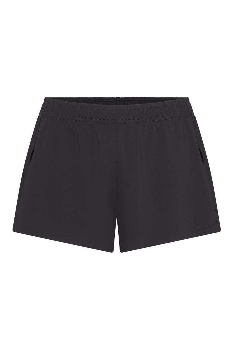 Airy Mini Shorts, Alternate, color, OBSIDIAN