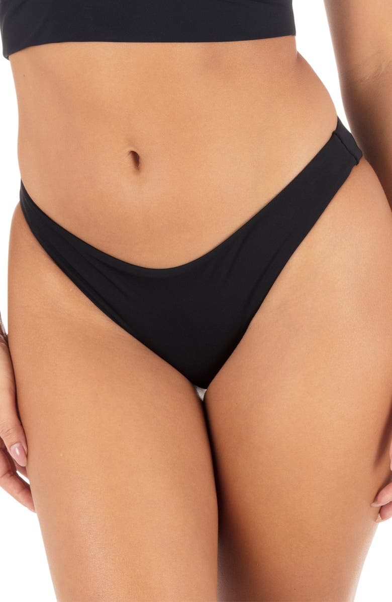 Hurley Max Bikini Bottoms, Main, color, Black