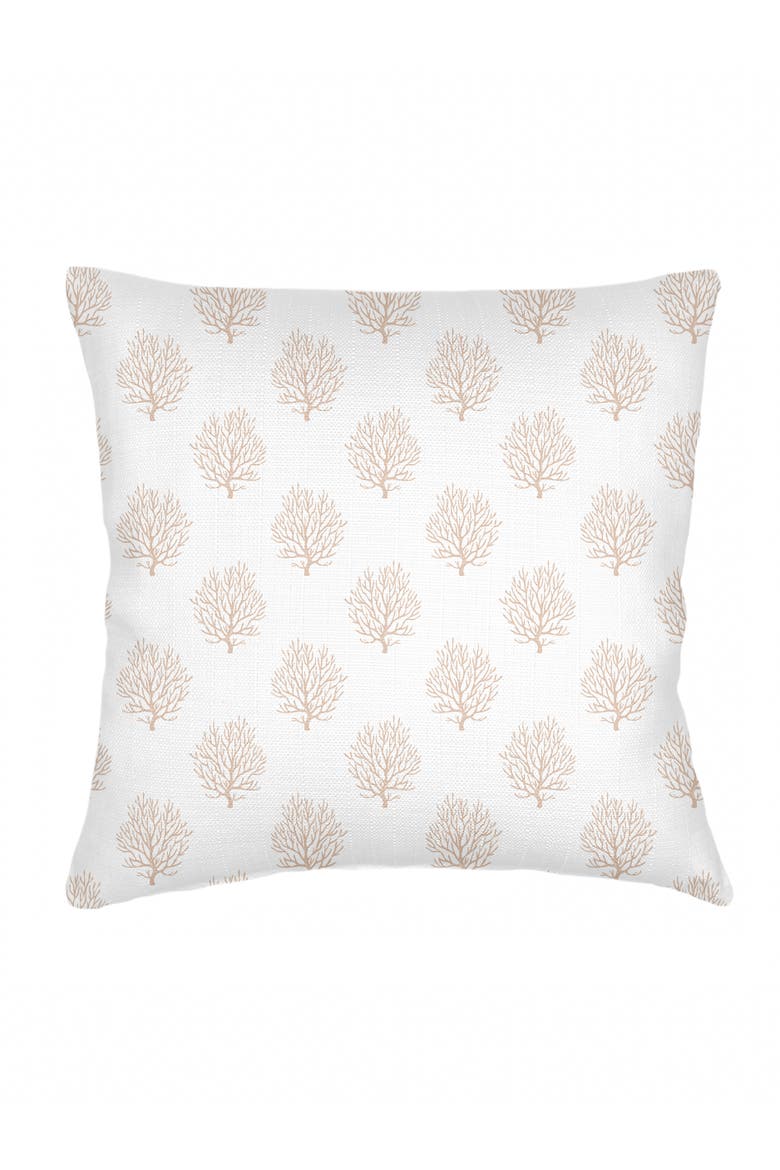 Ocean Coral Linen Pillow Cover Only, Main, color, Beige