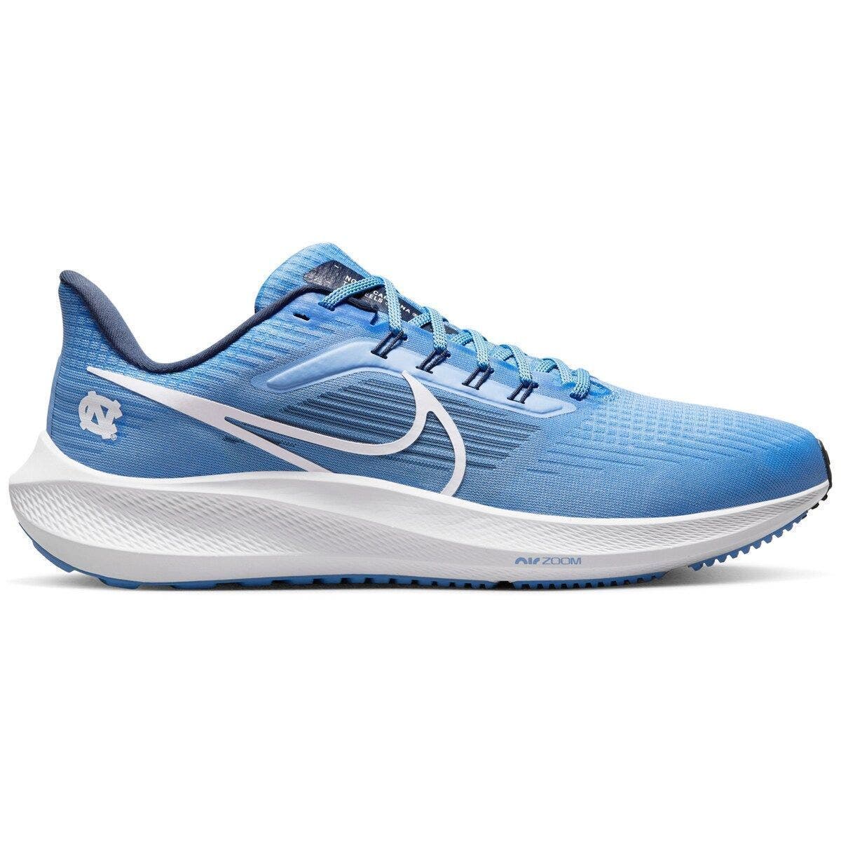 Nike Unisex Nike Carolina Blue North Carolina Tar Heels Zoom Pegasus 39 Running Shoe, Alternate, color, 
