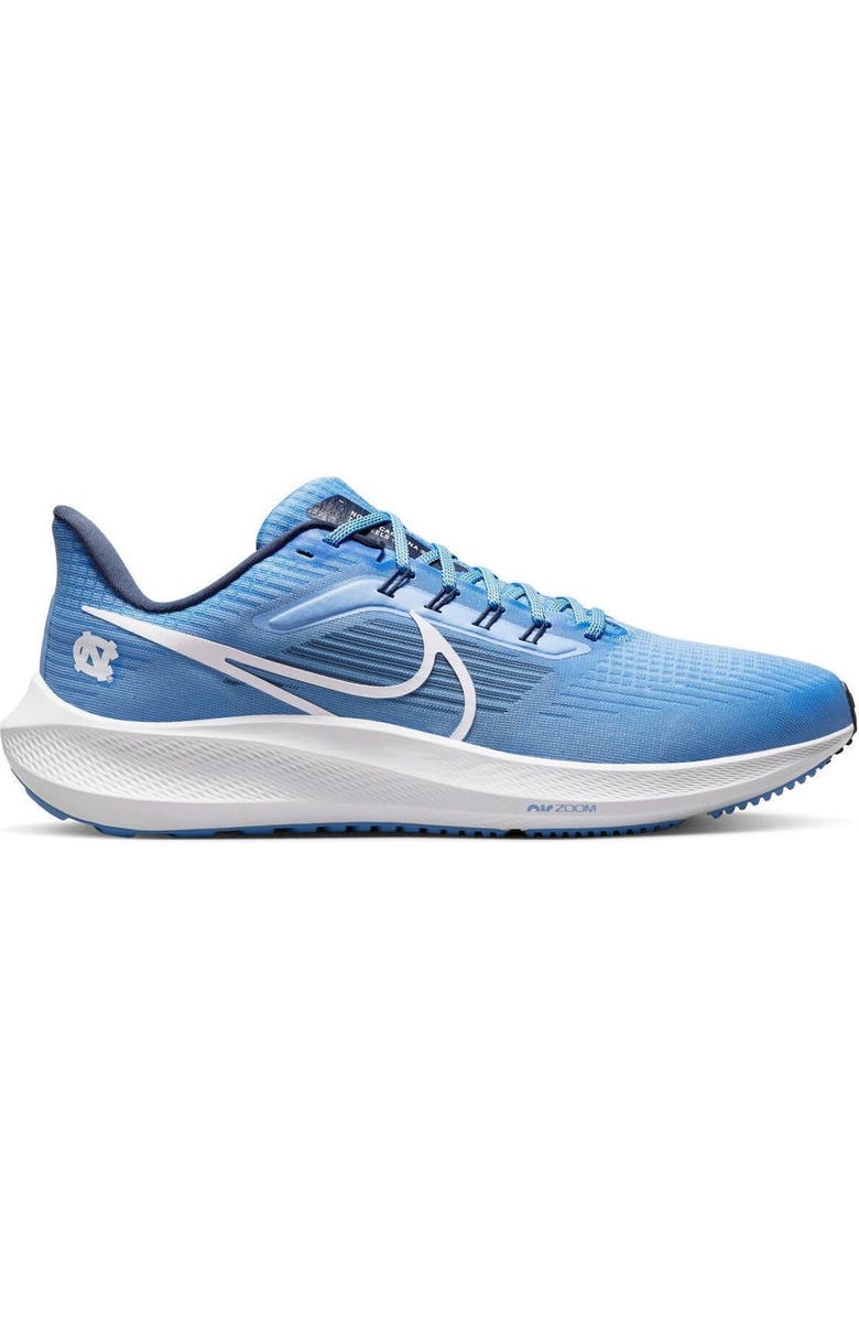 Nike Unisex Nike Carolina Blue North Carolina Tar Heels Zoom Pegasus 39 Running Shoe, Alternate, color,