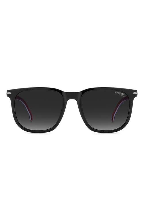Carrera Eyewear 54mm Rectangular Sunglasses in Black Grey Shaded  product