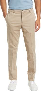 Berle Charleston Khaki Fine Line Stretch Twill Pants