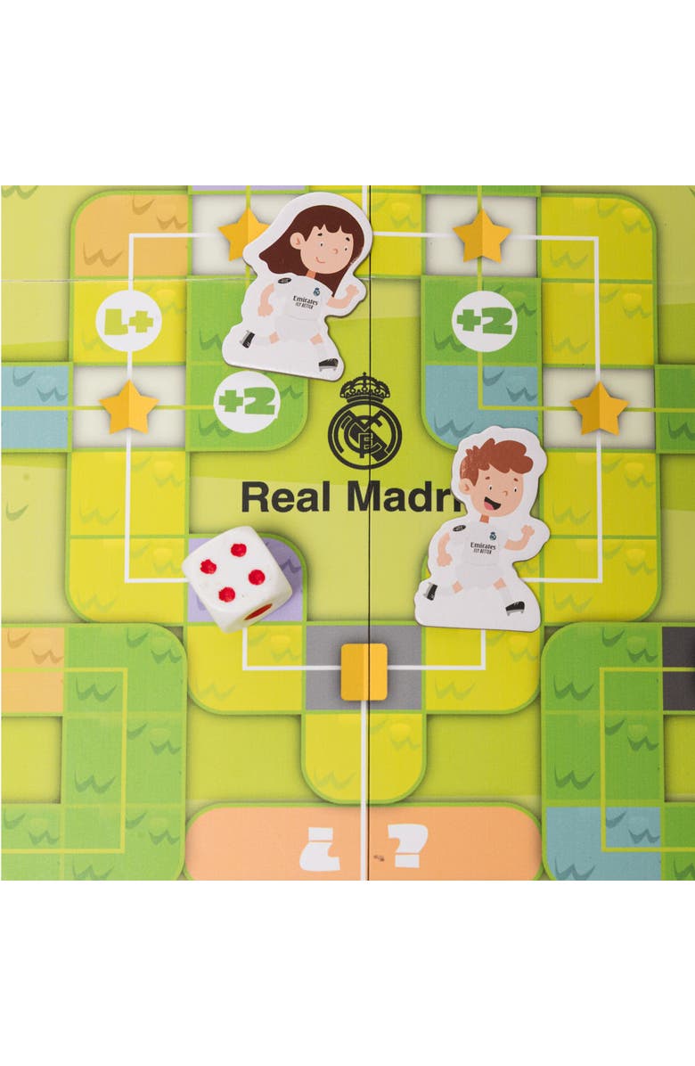Miniland Real Madrid Soccer Let'S Go, Values! Board Game, Alternate, color, Green Multi