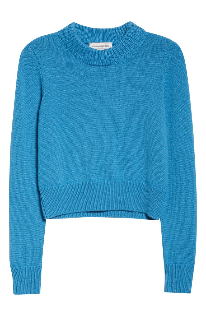 McQueen Alexander McQueen Cashmere Sweater, Alternate, color, 