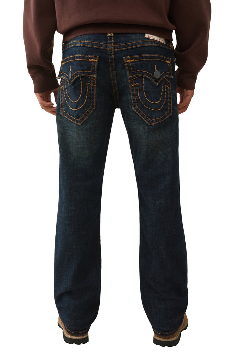 True Religion Ricky Super T Straight Leg Jeans, Alternate, color, Midnight Spark Dark Wash