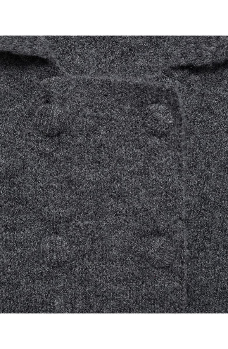 MANGO Double Breasted Crop Knit Jacket, Alternate, color,