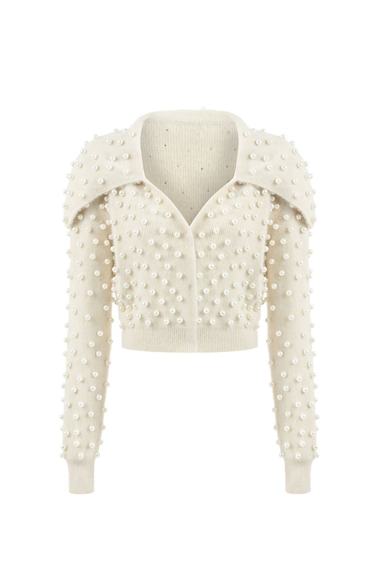 Nocturne Wide Neck Knit Polo Top, Alternate, color, 