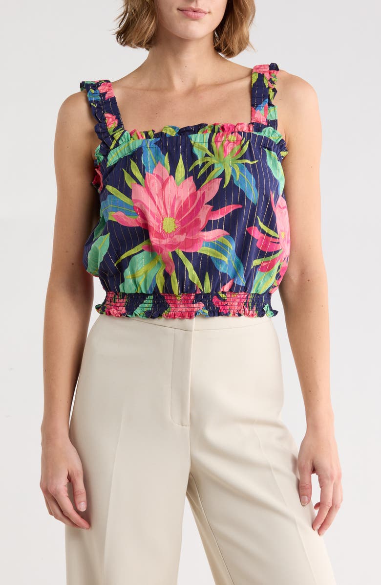 Tori Richard Kitri Bloom Top, Main, color, 