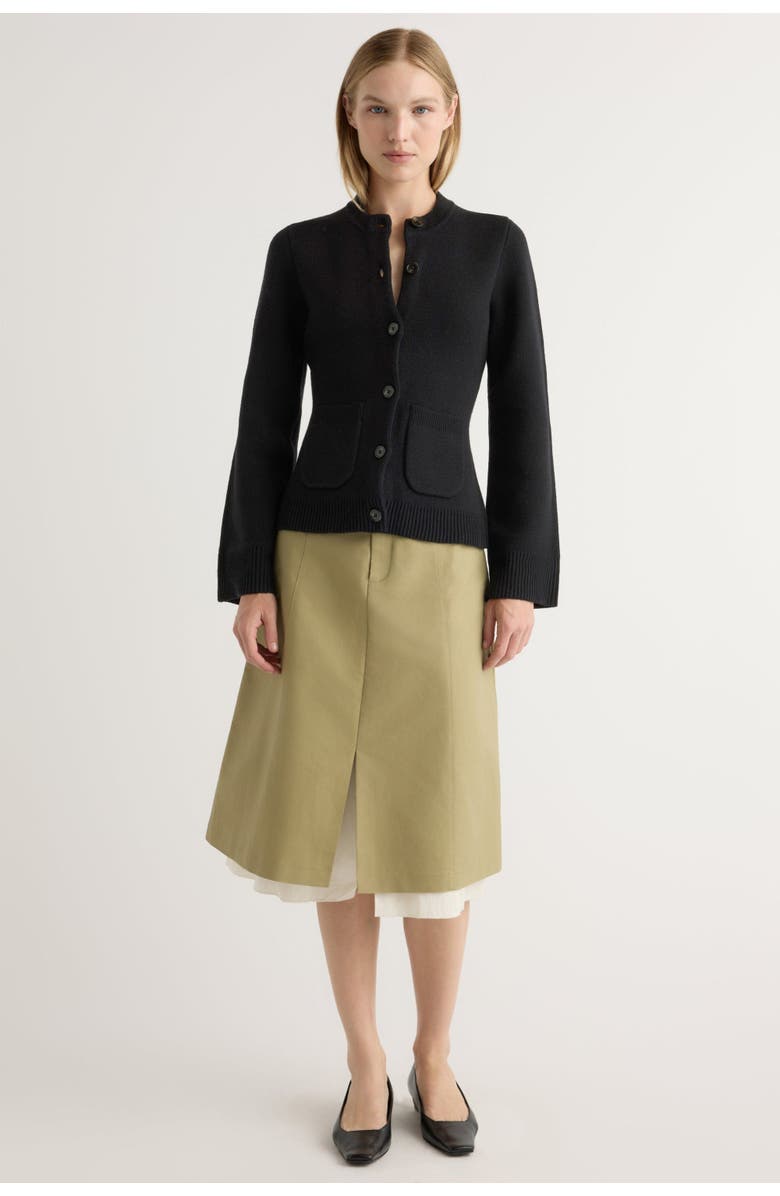 Modern Citizen Eames Cotton Wool Button Cardigan, Alternate, color,