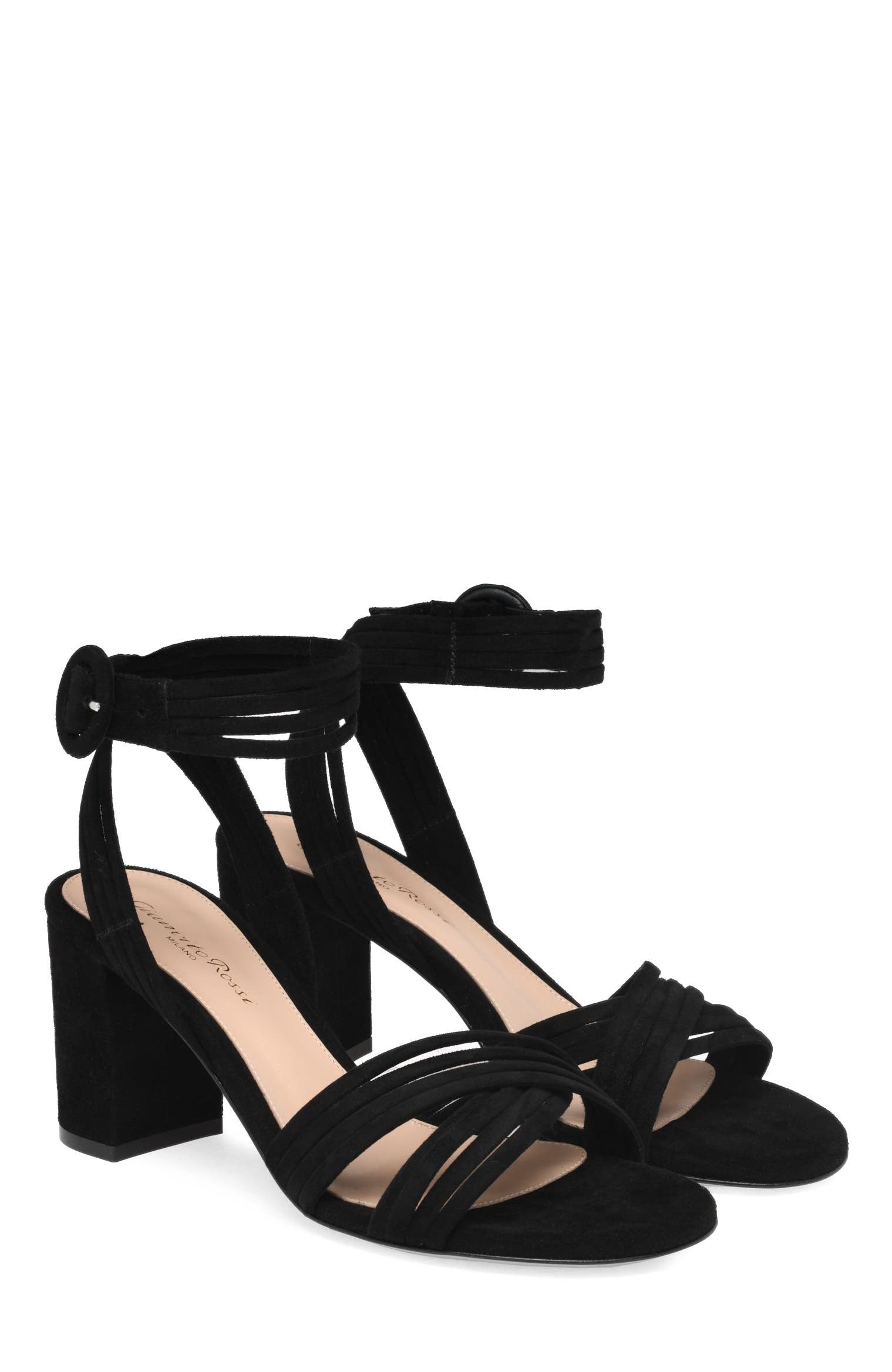 Lianne Sandals, Alternate, color, Black Suede