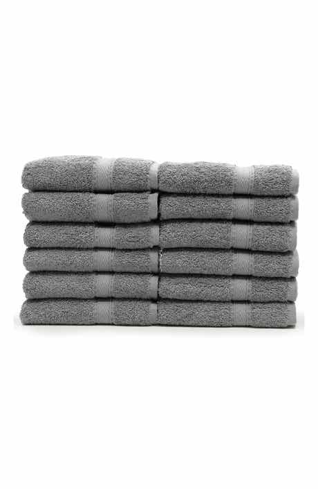 LINUM HOME TEXTILES 100% Turkish Cotton Sinemis Terry Washcloths - Set of 12