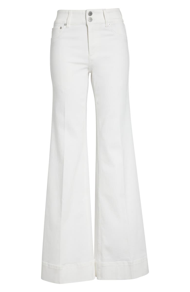 Alice + Olivia Perfect Wide Leg Jeans, Main, color, White