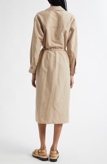 Long Sleeve Wrap Shirtdress
