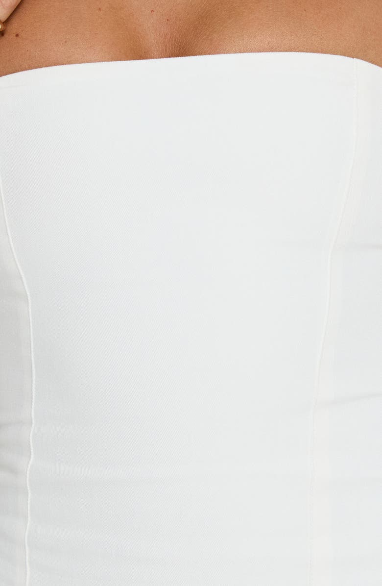 Princess Polly Esatora Halter Flare Minidress, Alternate, color, White