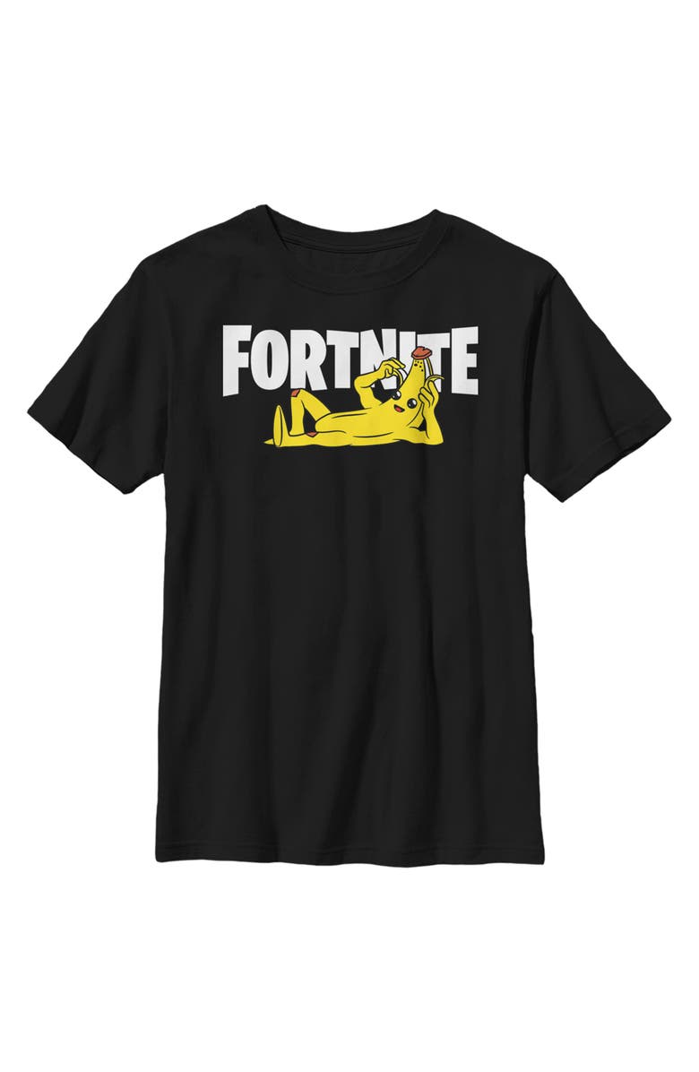 FORTNITE Boy's Fortnite Peel Yourself Logo Graphic T-Shirt, Main, color, Black