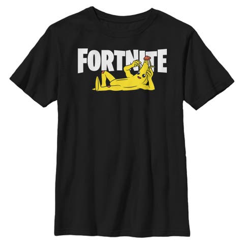 Boy's Fortnite Peel Yourself Logo  Graphic T-Shirt
