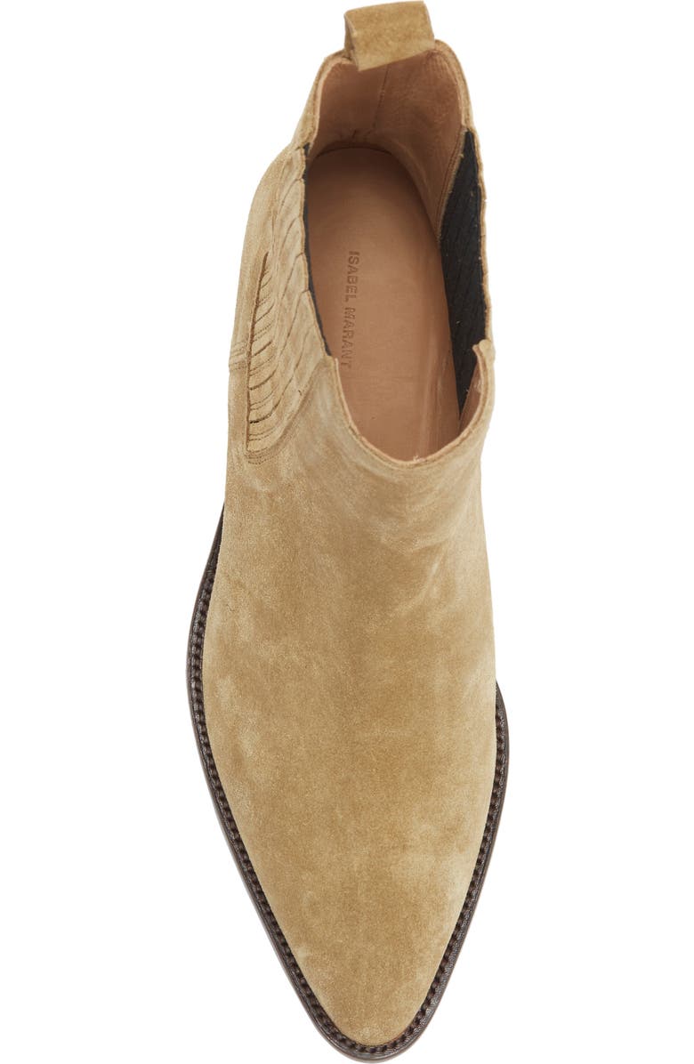 Isabel Marant Suede Chelsea Boot, Alternate, color,