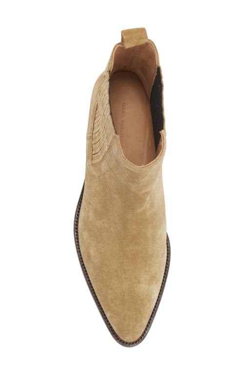 Isabel Marant Suede Chelsea Boot In Brown