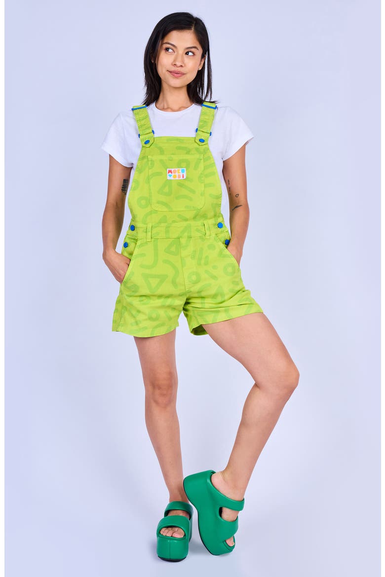 Zap Overall Shorts, Main, color, Frog