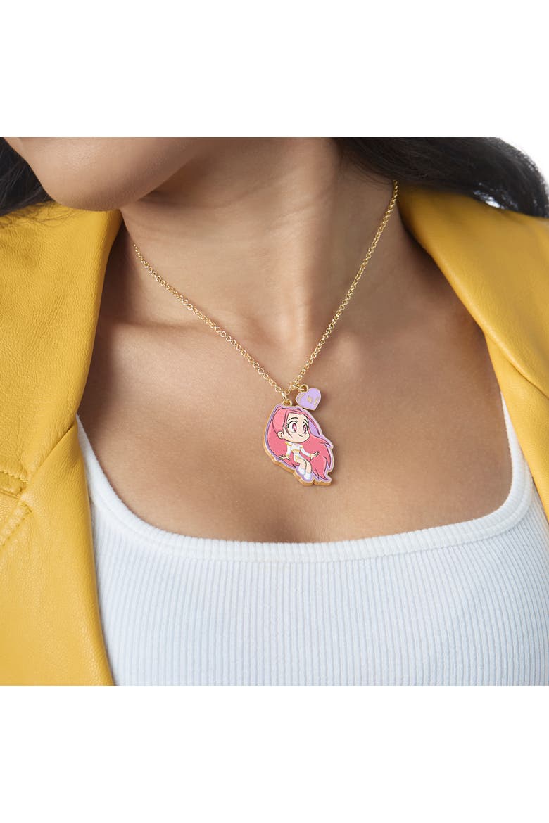 Rumi, Zoey, and Mira Necklace Set 3-Piece Official License, 3 Friendship Necklaces Gold-Tone, K-Pop Gifts, Alternate, color, Gold-Tone