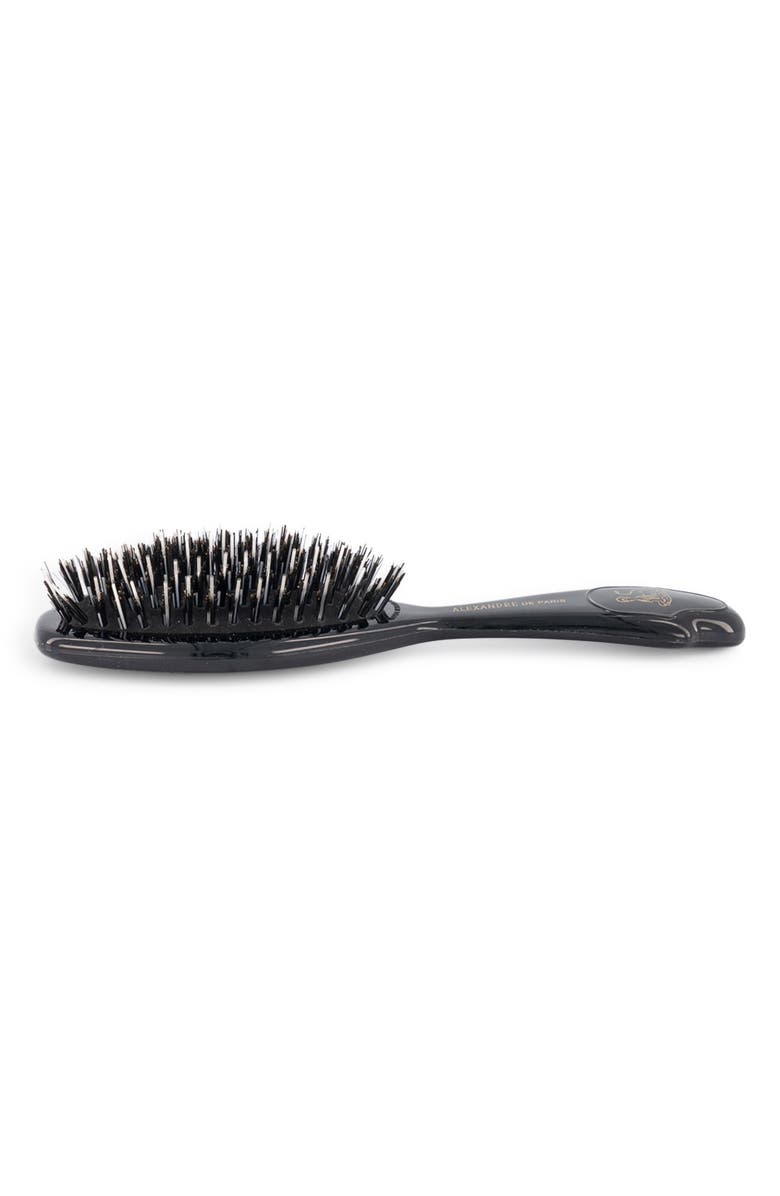 Alexandre de Paris La Pétillante Detangling Hairbrush, Alternate, color, Black